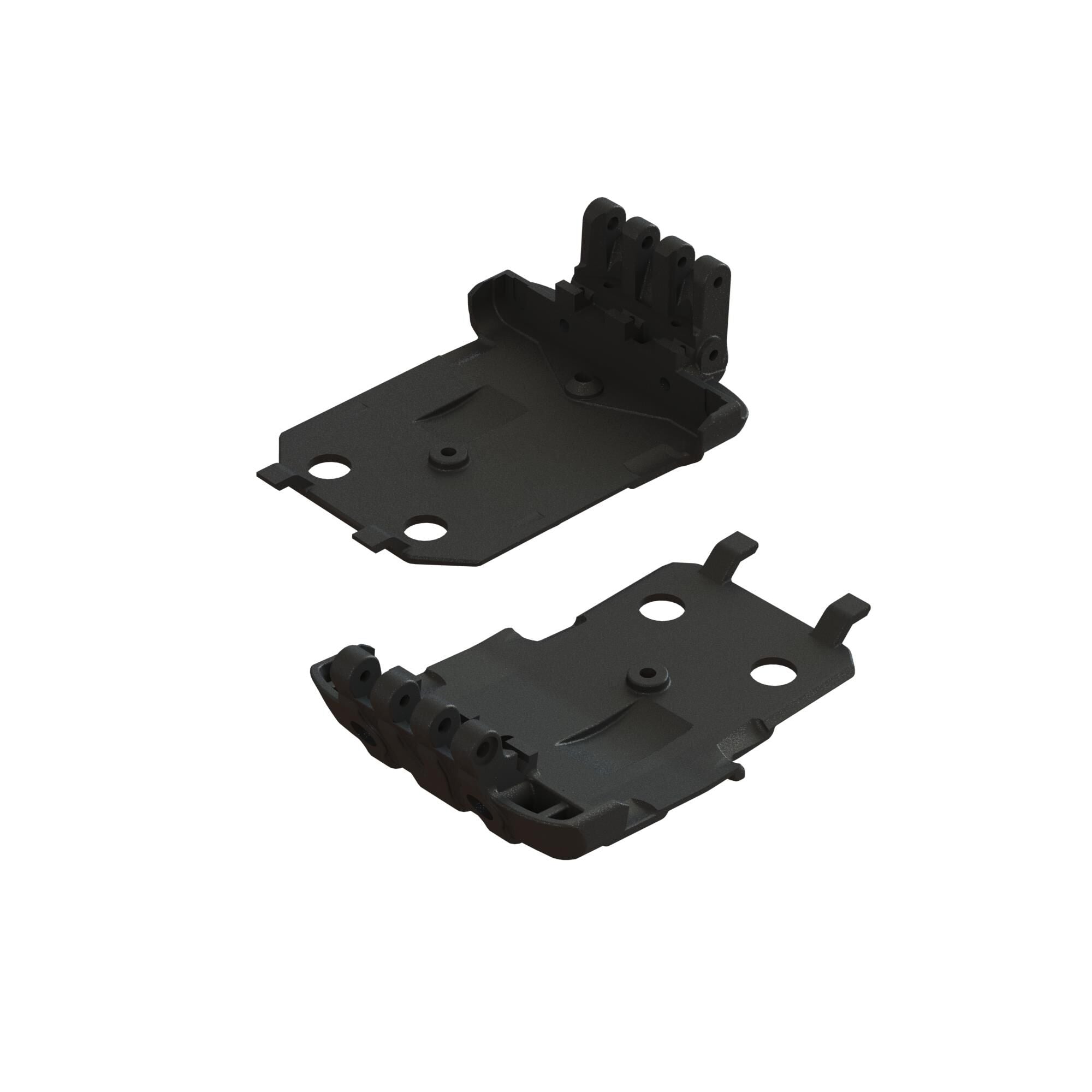 Untere Skidplates (2 Stück) Von ARRMA – Metallschutz Für RC-Car Chassis