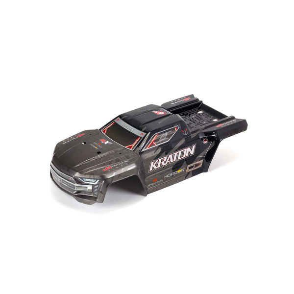 Arrma KRATON 1/8 EXB Painted Decaled Trimmed Body Black