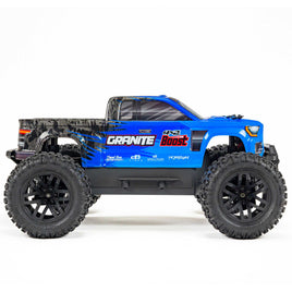 ARA4102SV4T2 1/10 GRANITE 4X2 BOOST MEGA 550 Brushed Monster Truck RTR with Battery & Charger, Blue
