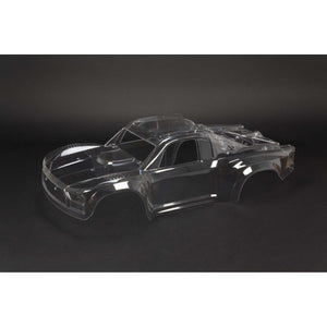 ARA411001 MOJAVE 6S BLX Clear Bodyshell (Inc. Decals)