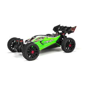 ARA4206V3 1/8 TYPHON 4WD V3 MEGA 550 Brushed Buggy RTR, Green