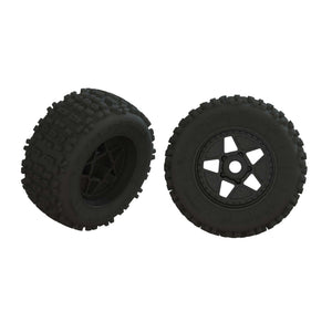 Arrma DBoots Backflip Tire Set, Glued (1 pair)