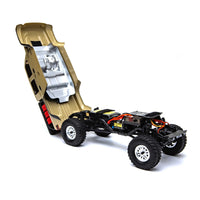 AXI00005T1 1/24 SCX24 Jeep JT Gladiator 4WD Rock Crawler Brushed RTR, Beige