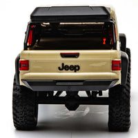 AXI00005T1 1/24 SCX24 Jeep JT Gladiator 4WD Rock Crawler Brushed RTR, Beige