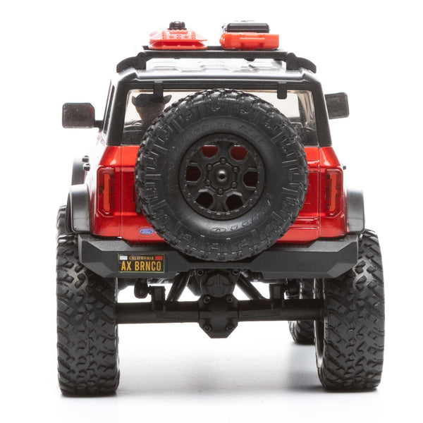 Axial 1/24 SCX24 2021 Ford Bronco 4WD Truck Brushed RTR, Red
