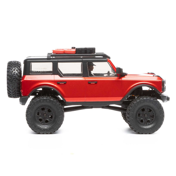 Axial 1/24 SCX24 2021 Ford Bronco 4WD Truck Brushed RTR, Red