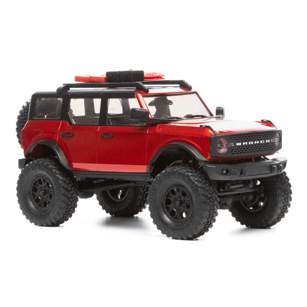 Axial 1/24 SCX24 2021 Ford Bronco 4WD Truck Brushed RTR, Red