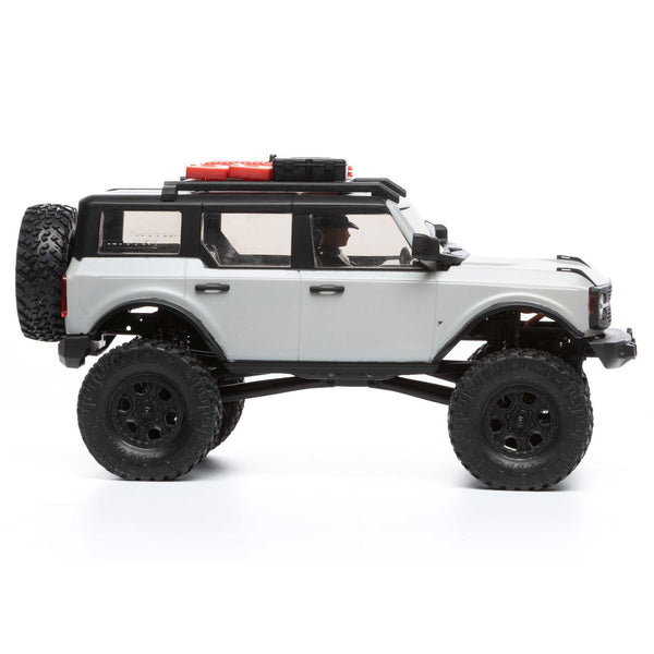Axial 1/24 SCX24 2021 Ford Bronco 4WD Truck Brushed RTR, Grey