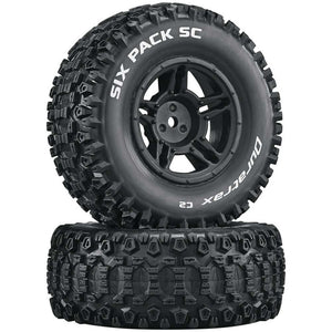 DTXC3861 Six-Pack SC C2 Mounted Tires: Slash 4x4 Blitz Front Rear (2)