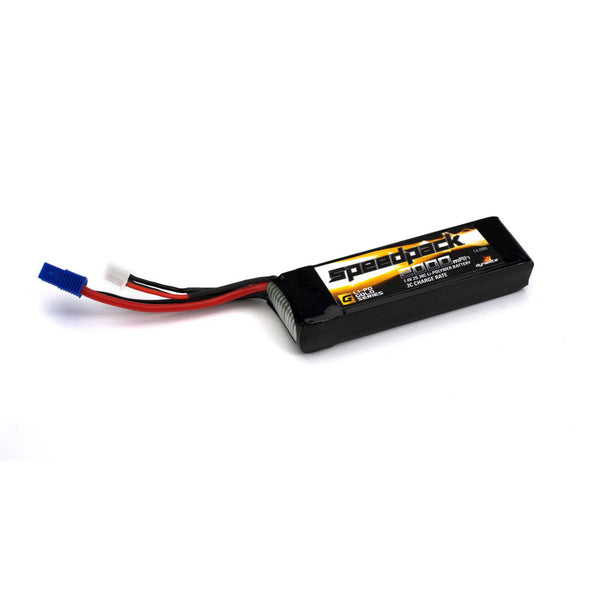Dynamite 7.4V 2000mAh 30C 2S LiPo, Long with EC3: Minis, TWH