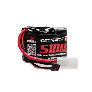 DYNB2442 Speedpack2 6V 5100mAh 5C NiMH, Hump Receiver Pack, BAJA 5B