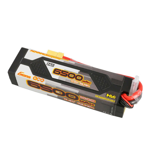 Gens Ace 11.4V 6500mAh 3S 100C LiPo Battery: EC5