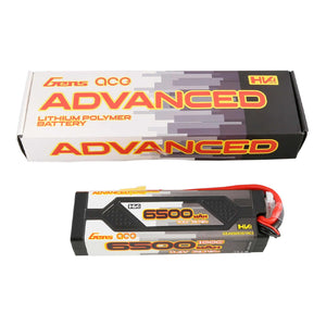 Gens Ace 11.4V 6500mAh 3S 100C LiPo Battery: EC5