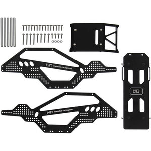 HRASXTF14RR01 Aluminum Rock Racer Conversion Chassis: SCX24