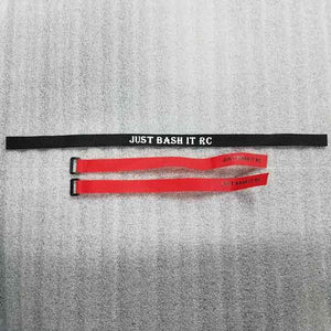 JBIRC Red Wide Battery Strap Set