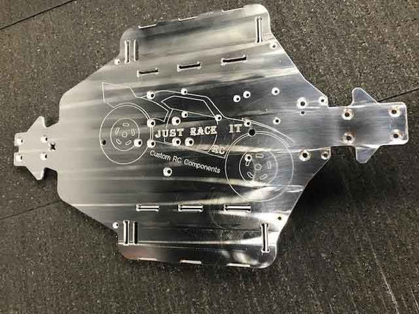 JBIRC 6061-T651 Aluminum GT (Dual Battery) Race Chassis for Arrma 6s Talion