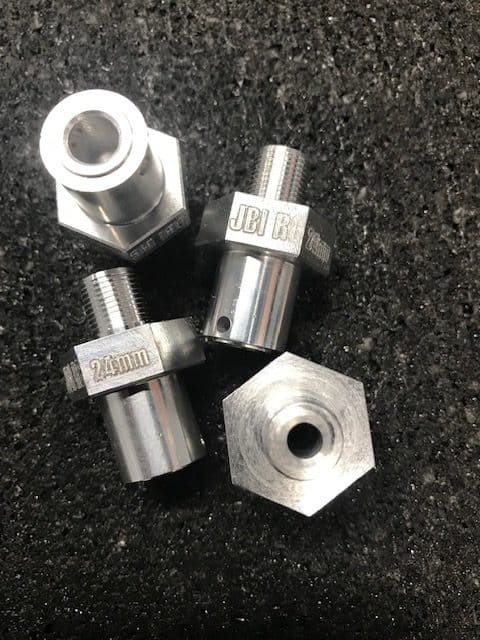JBIRC 24mm (+20mm) Wheel Hub Adapter Arrma to Rovan (4pc Set)