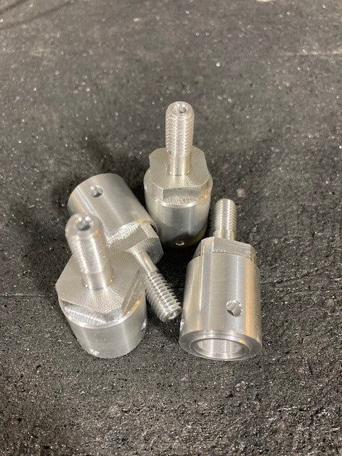 PART NEEDS MODIFIED--JBIRC Arrma 8s/Losi DBXLE2.0 to .75" Square Wheel Hub Adapter GRP 1/5th Scale (4pc set)