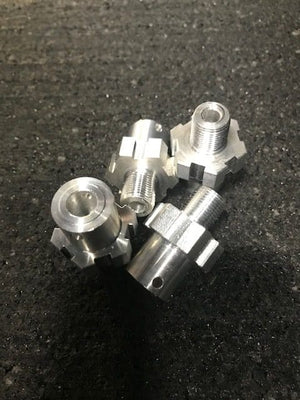 JBIRC CEN Colossus to Xmaxx +15mm Wheel Hub Adapter (4pc Set)