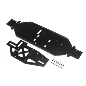 Losi Chassis Brace Plate 4mm Blk:DBXL2.