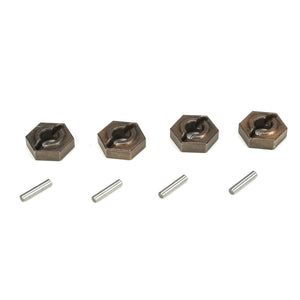 Losi Wheel Hex (4) w/Pins: TEN-SCTE