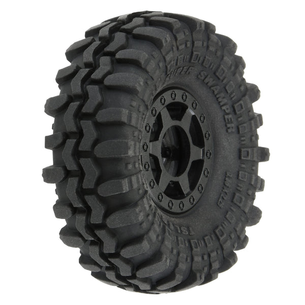 PRO1021410 1/24 Interco Super Swamper F/R 1.0" Tires MTD 7mm Black Holcomb (4)