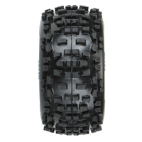 Pro-Line 1/8 Badlands F/R 3.8" MT Tires Mounted 17mm Blk Raid (2)