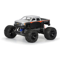 PRO335700 Pro-Line Clear Body, Chevy Silverado 2500 HD: 1/10 Stampede