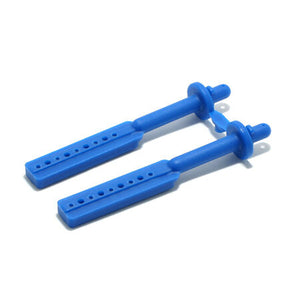 RPM Long Body Mount Set (Blue) (2)