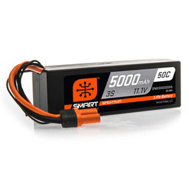 SPMX50003S50H5 11.1V 5000mAh 3S 50C Smart Hardcase LiPo Battery: IC5