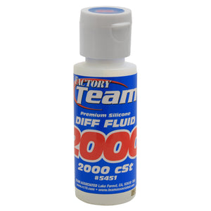 Team Associated Silicone Diff Fluid 2,000 cSt, 2oz