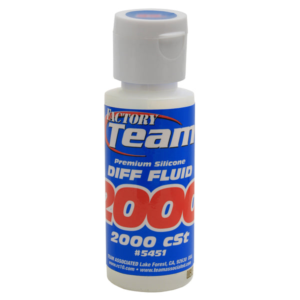 Team Associated Silicone Diff Fluid 2,000 cSt, 2oz