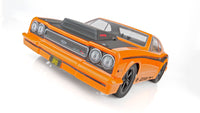 Team Associated DR10 Drag Race Car, Brushless 2WD, 1/10 RTR, Orange