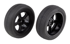 ASC71073 DR10 Front Wheels & Drag Tires Mounted