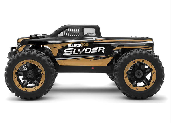 BlackZon Slyder 1/16th RTR 4WD Electric Monster Truck - Gold