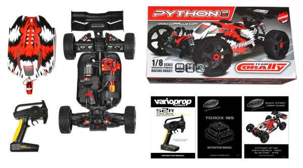 Team Corally 1/8 Python XP 4WD 6S Brushless RTR