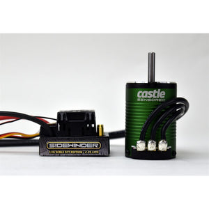 Castle Sidewinder SCT H20proof Combo w/1410-3800 KV Motor Sensored
