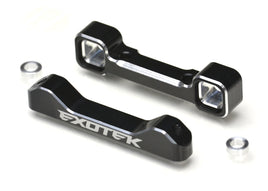 EXO2067 22S Arm Mounts, 1 Pair 7075 for Rear Toe Adjustments