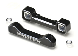 Exotek 22S Arm Mounts, 1 Pair 7075 for Rear Toe Adjustments