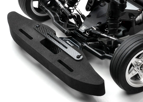 Exotek 22S Drag Front Bumper Set, Alloy, CF & Foam w/GNSS Slot