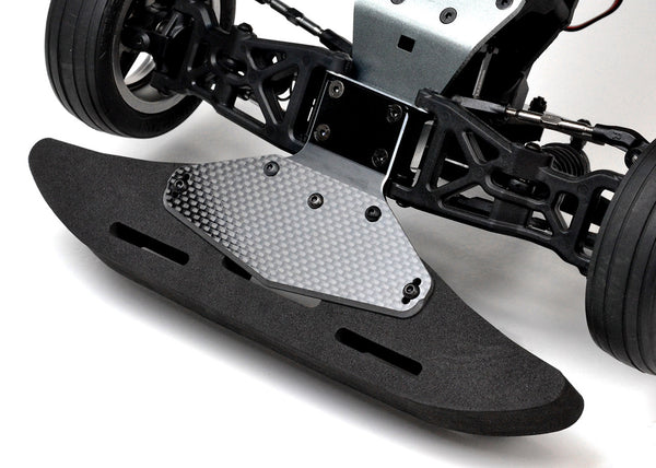 Exotek 22S Drag Front Bumper Set, Alloy, CF & Foam w/GNSS Slot