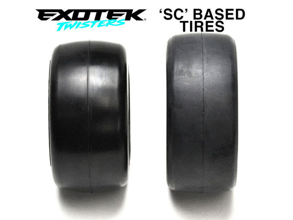 Exotek EXO Twister Pro Drag Tire and Wheel Set