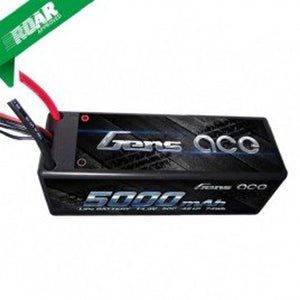 GEA50004S50E5 Gens Ace 5000mAh 14.8V 50C 4S1P HardCase Lipo Battery14# With EC5