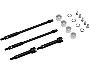 Hot Racing +4mm Steel Drive Stub Axles, for SCX24