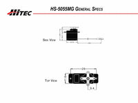 Hitec Dig.Feather ServoHS-5055MG: Un