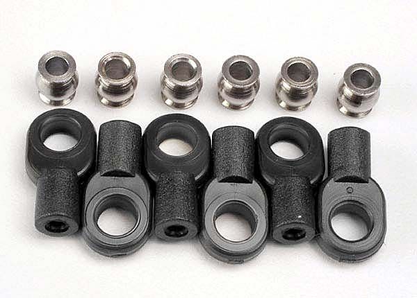 Traxxas Rod Ends Short/Hollow Balls (6)