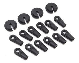 LOS254034 Losi Super Baja Rey Shock Rod Ends & Spring Cups (12)