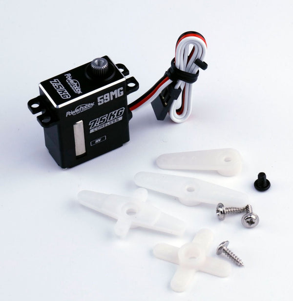 Power Hobby 59MG High Speed Micro Titanium Gear Servo: Axial SCX24