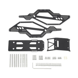 PHBPHSCX2467-BLACK Aluminium Rock Racer Conversion Chassis Kit Black
