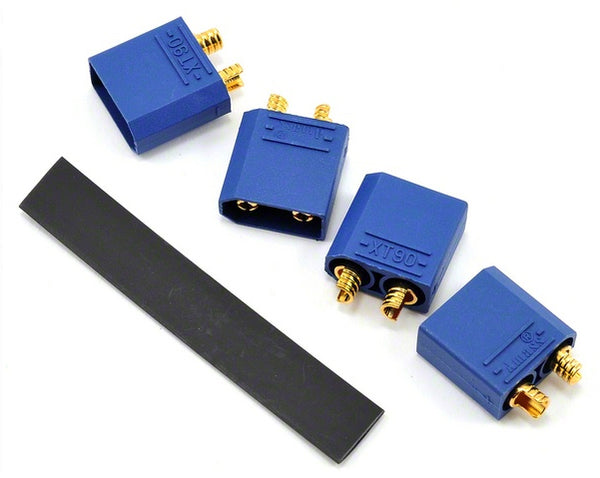 ProTek RC 4.5mm Maxxcurrent Polarized Battery Connectors (4 Male)